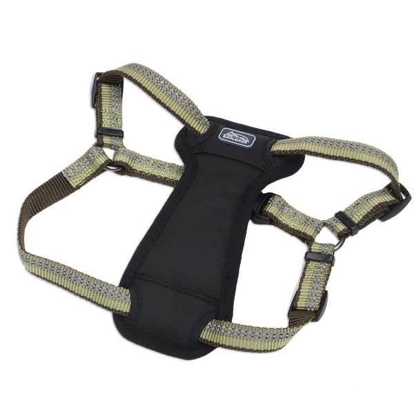 Шлея для собак Coastal K9 Explorer Harness с нагрудником светоотражающая 20,4-45,3 кг (76484369483)