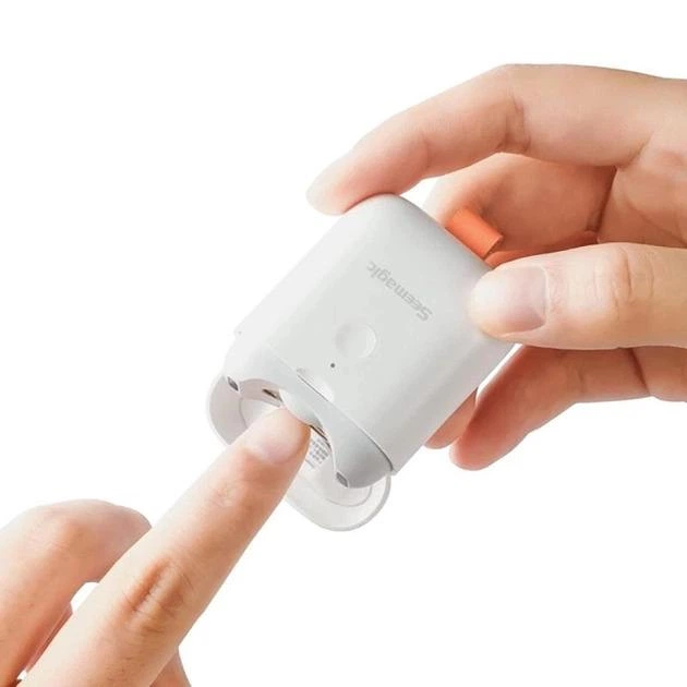 Машинка для стрижки нігтів Seemagic Electric Polishing Nail Clipper Mini (2217414960) - фото 4