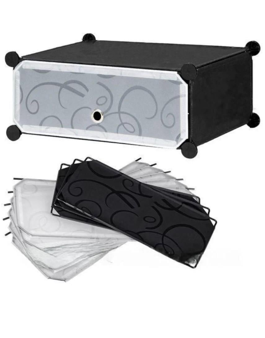 Шафа пластикова для взуття на 4 секції 37х37х73 см (17026) - фото 5