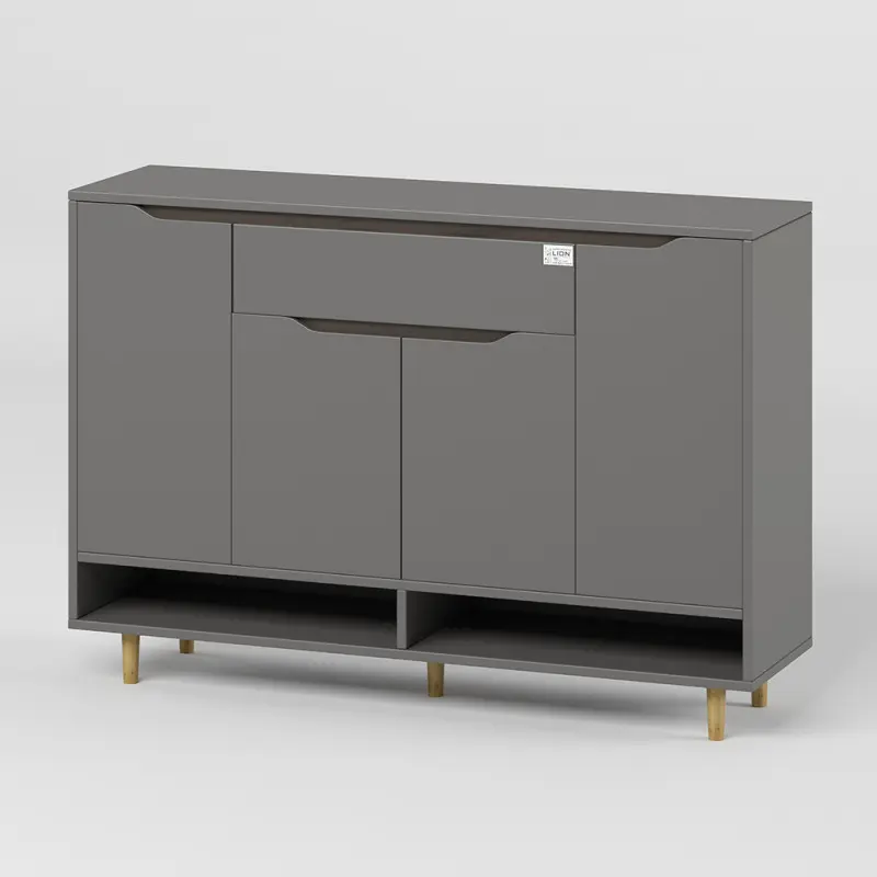 Тумба для обуви Lion Sallivan Тумба-2 Антрацит (Lion-041118) - фото 2 Тумба для обуви Lion Sallivan Тумба-2 Антрацит (Lion-041118) - фото 2