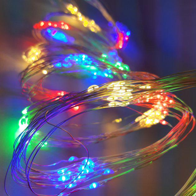 Гирлянда светодиодная Конский хвост RD-240 с контроллером 425 LED 2,5 м Разноцветный (8-5-15105)