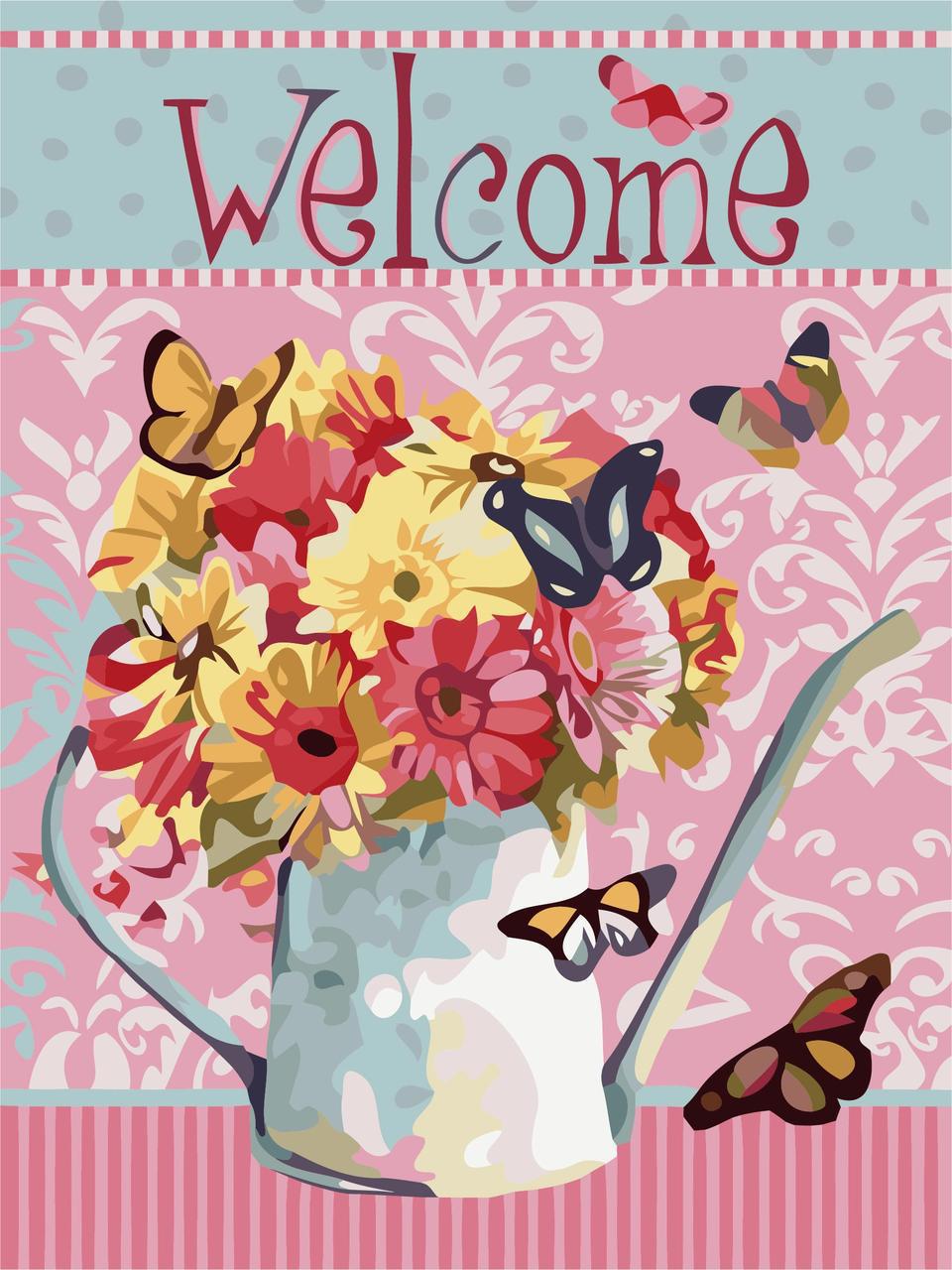 Картина по номерам Идейка Добро пожаловать 30x40 см (skl-КНО2068)