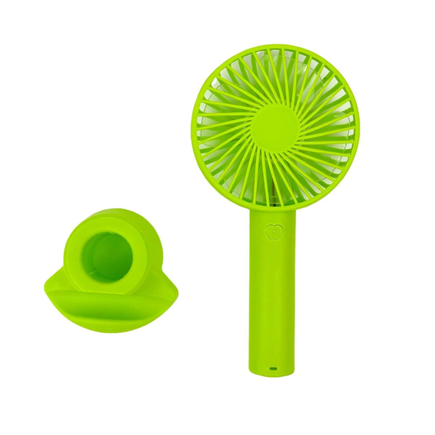 Вентилятор бездротовий X-9 9 см з тримачем Зелений (GR-04502) - фото 2 Вентилятор бездротовий X-9 9 см з тримачем Зелений (GR-04502) - фото 2
