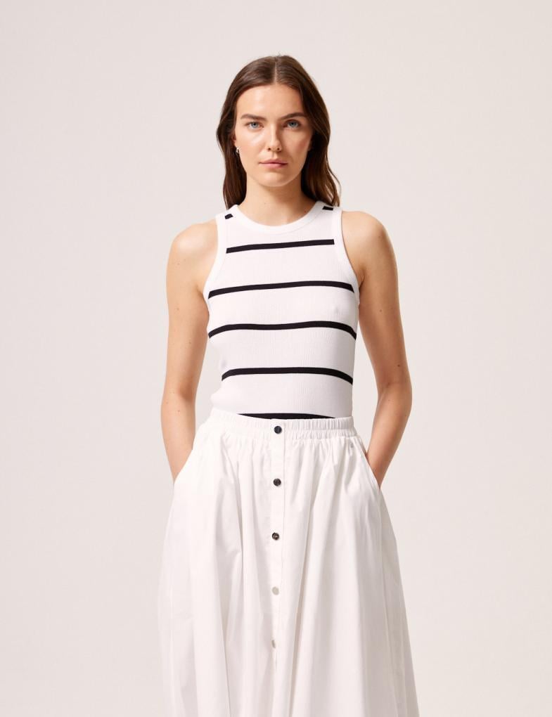 Топ женский Diverse MAINO XL Бело-черный (5902598991409)