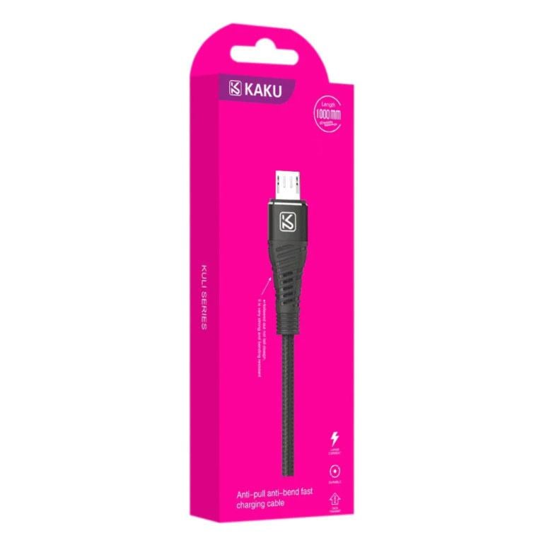 USB кабель Kaku KSC-298 USB-Micro USB 1 м Black (1253059417) - фото 4