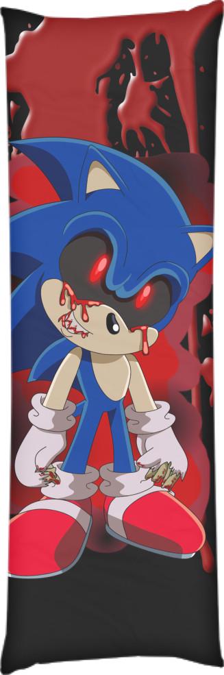 Подушка дакимакура Sonic Exe 40x100 см (13533461)