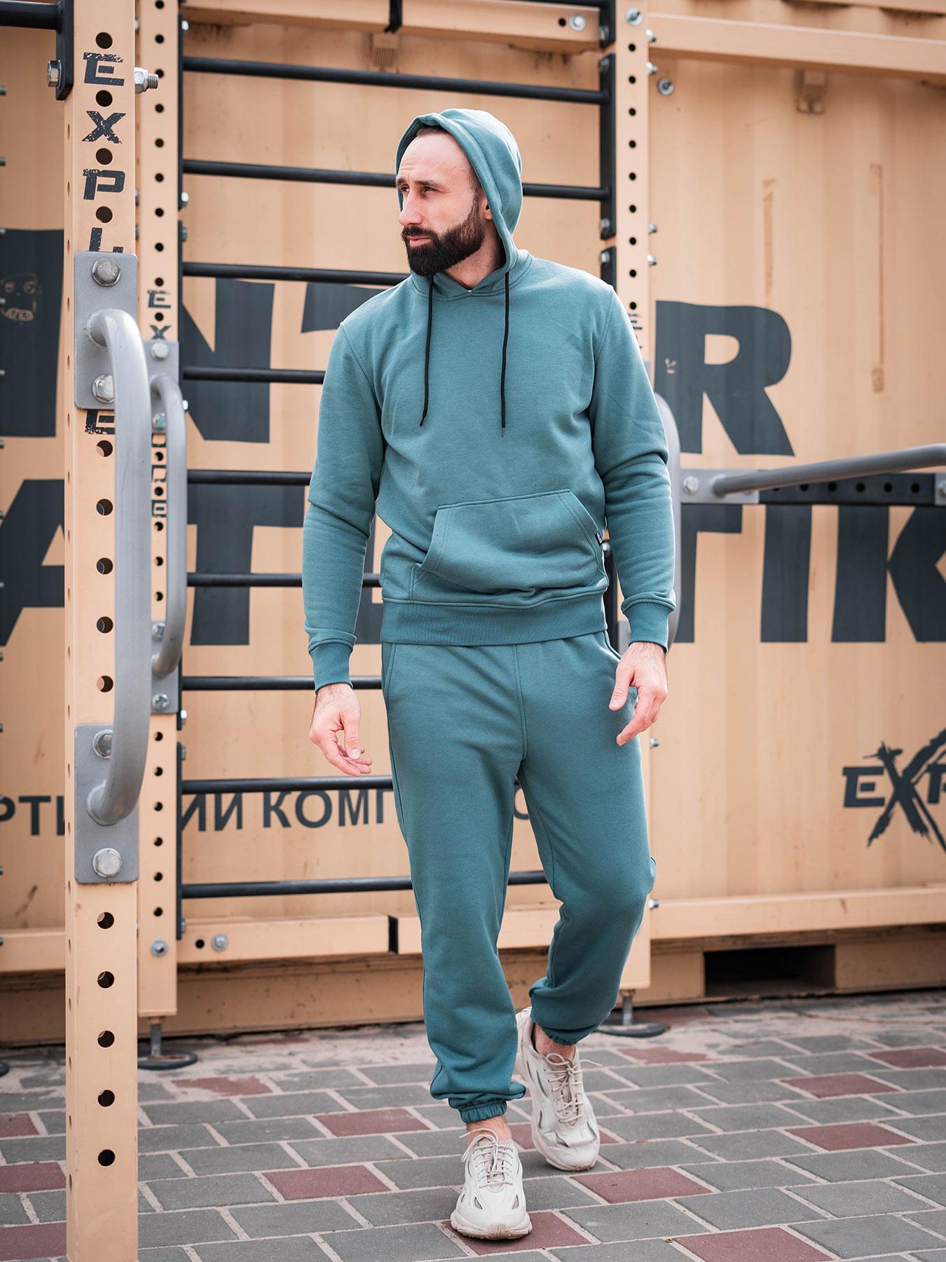 Худи оверсайз Custom Wear без начеса XL Аквамарин (9691353) - фото 2