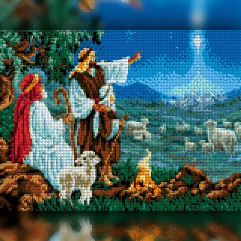 Алмазна мозаїка на підрамнику The Wortex Diamonds Релігія-4 40x50 см (TWD60004L+P)