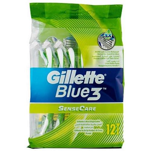 Станки бритвенные Gillette Blue Sense Care 3 лезвия 12 шт. (061761)