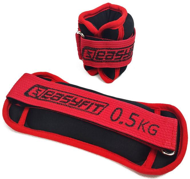 Утяжелители EasyFit MYAKI для ног и рук с металлом 0,5 кг пара (EF-AWTN-050)