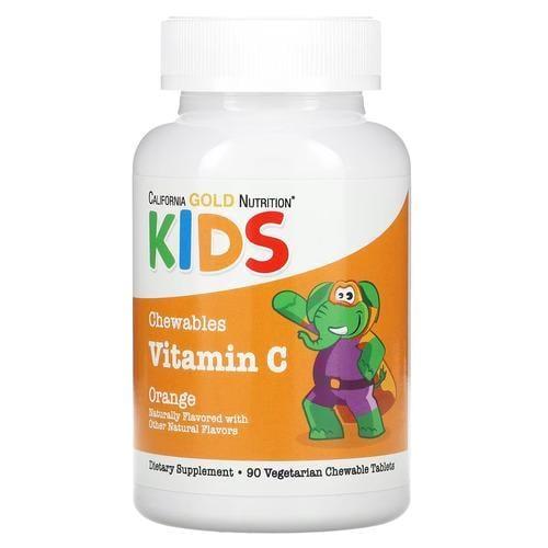 Витамин С для детей CGN Chewable Vitamin C with Bioflavonoid Complex for Children 90 Tablets (CGN-02274)