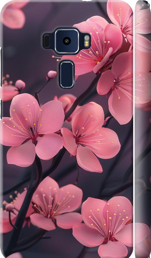 Чехол на Asus Zenfone 3 ZE552KL Пурпурная сакура (6075m-448-42517)