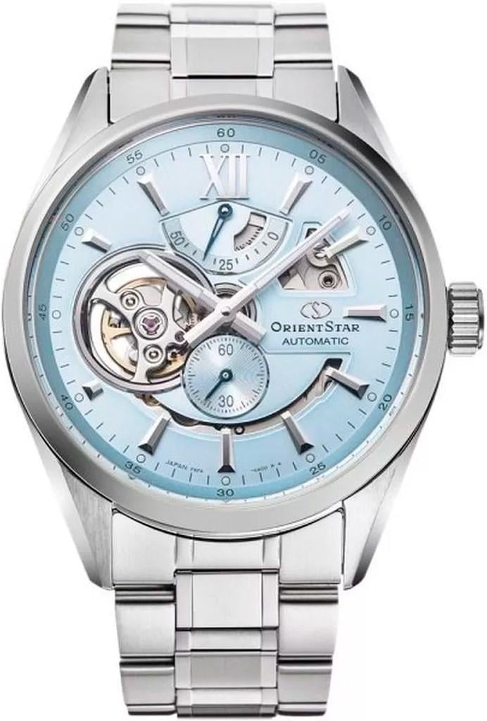 Наручний годинник чоловічий Orient Star Contemporary Keshiki RE-AV0127L00B з сталевим корпусом/сапфіровим склом WR 100 м Блакитний (3124584535)