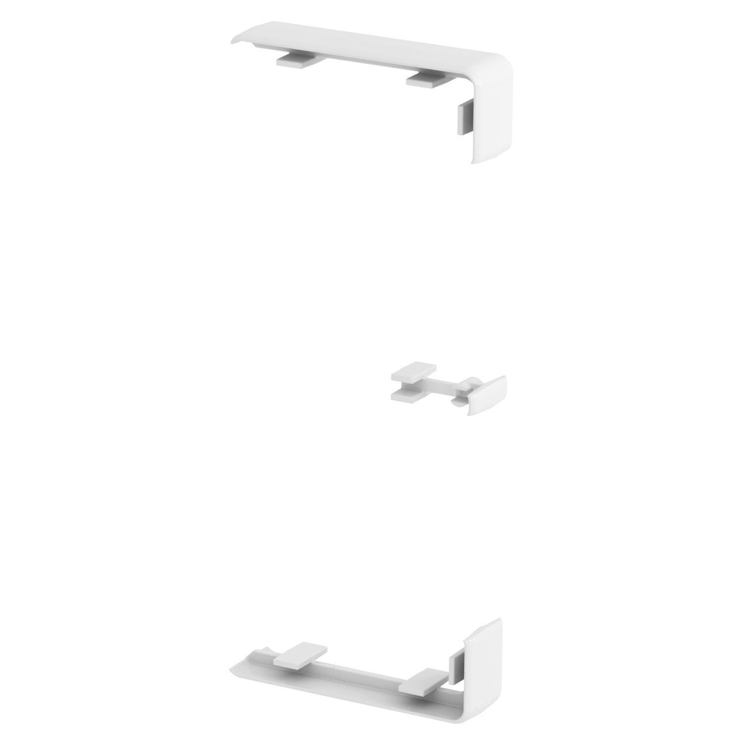 Накладка на стык OBO Bettermann Rapid 45 130x53 мм ABS пластик Белый (6113210)