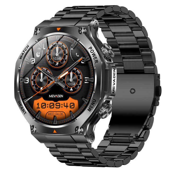 Смарт-годинник UWatch Smart Mevaden Ultra Black Steel з ремінцями 2 шт. (2043) - фото 8 Смарт-годинник UWatch Smart Mevaden Ultra Black Steel з ремінцями 2 шт. (2043) - фото 8