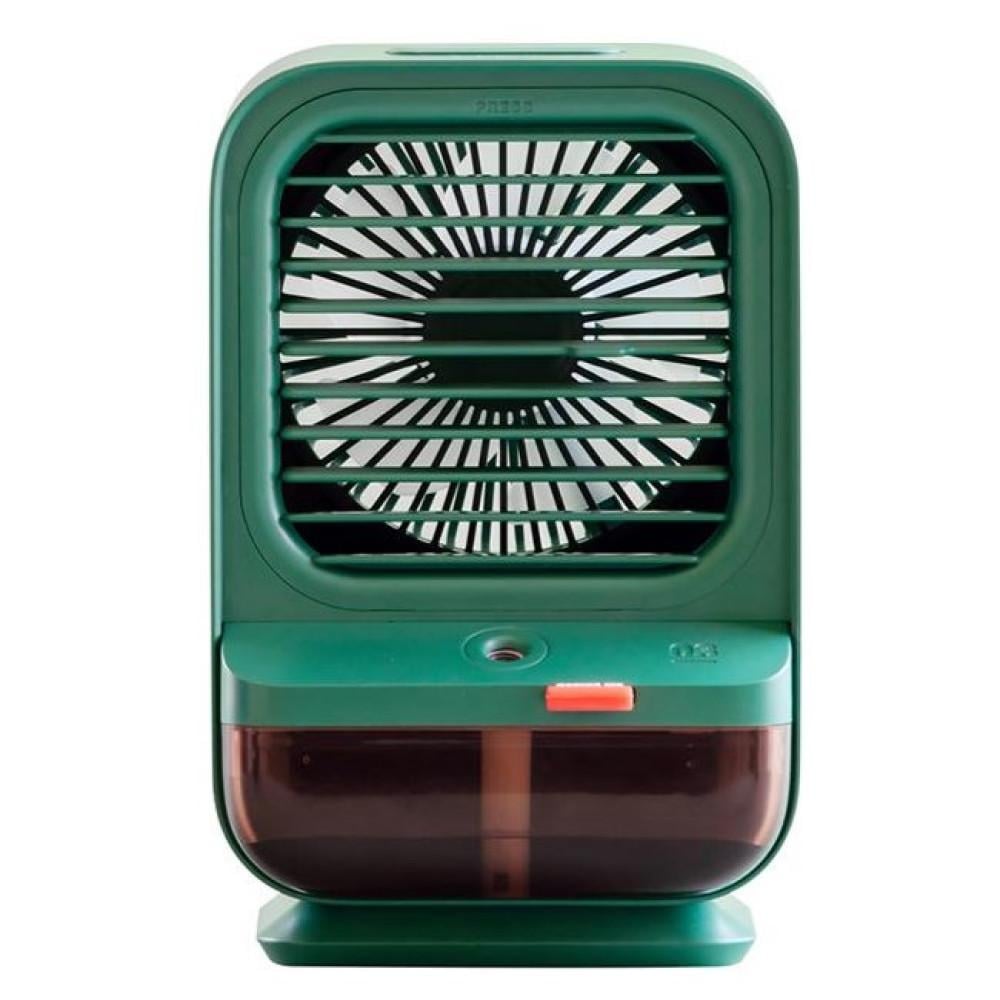 Вентилятор с водяным охлаждением Remax F18 с аккумулятором 4000 mAh Green (000535)