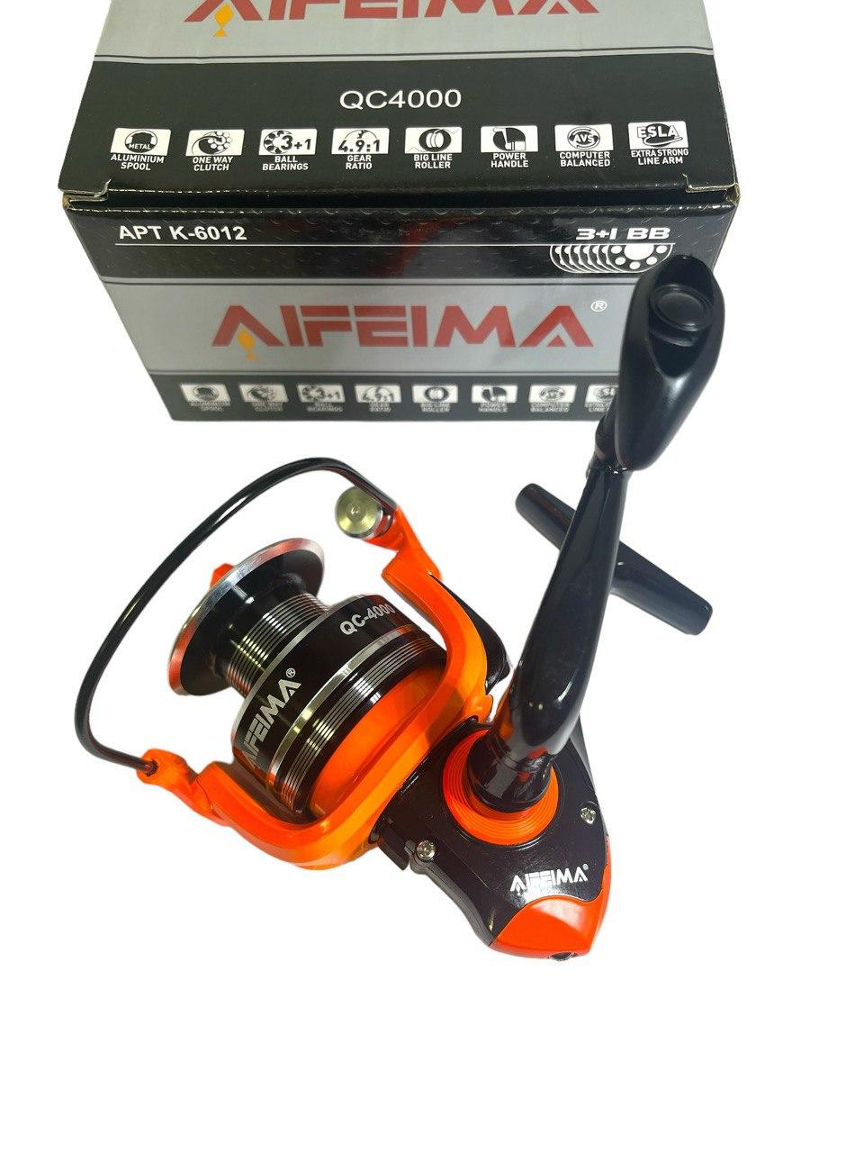 Катушка Feima QC 4000 3+1bb 4.9:1 тяговая фидерная/спиннинговая ART K-6012 (2098907767) - фото 2 Катушка Feima QC 4000 3+1bb 4.9:1 тяговая фидерная/спиннинговая ART K-6012 (2098907767) - фото 2