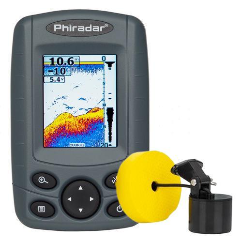 Ехолот для риболовлі Phiradar FF188N дротовий 2-х промінь огляд 20/60° локація 70 м колір