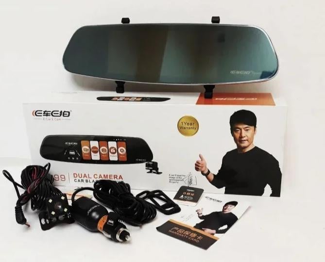 Видеорегистратор зеркало Eken DVR A99 сенсор 2 камеры - фото 8 Видеорегистратор зеркало Eken DVR A99 сенсор 2 камеры - фото 8