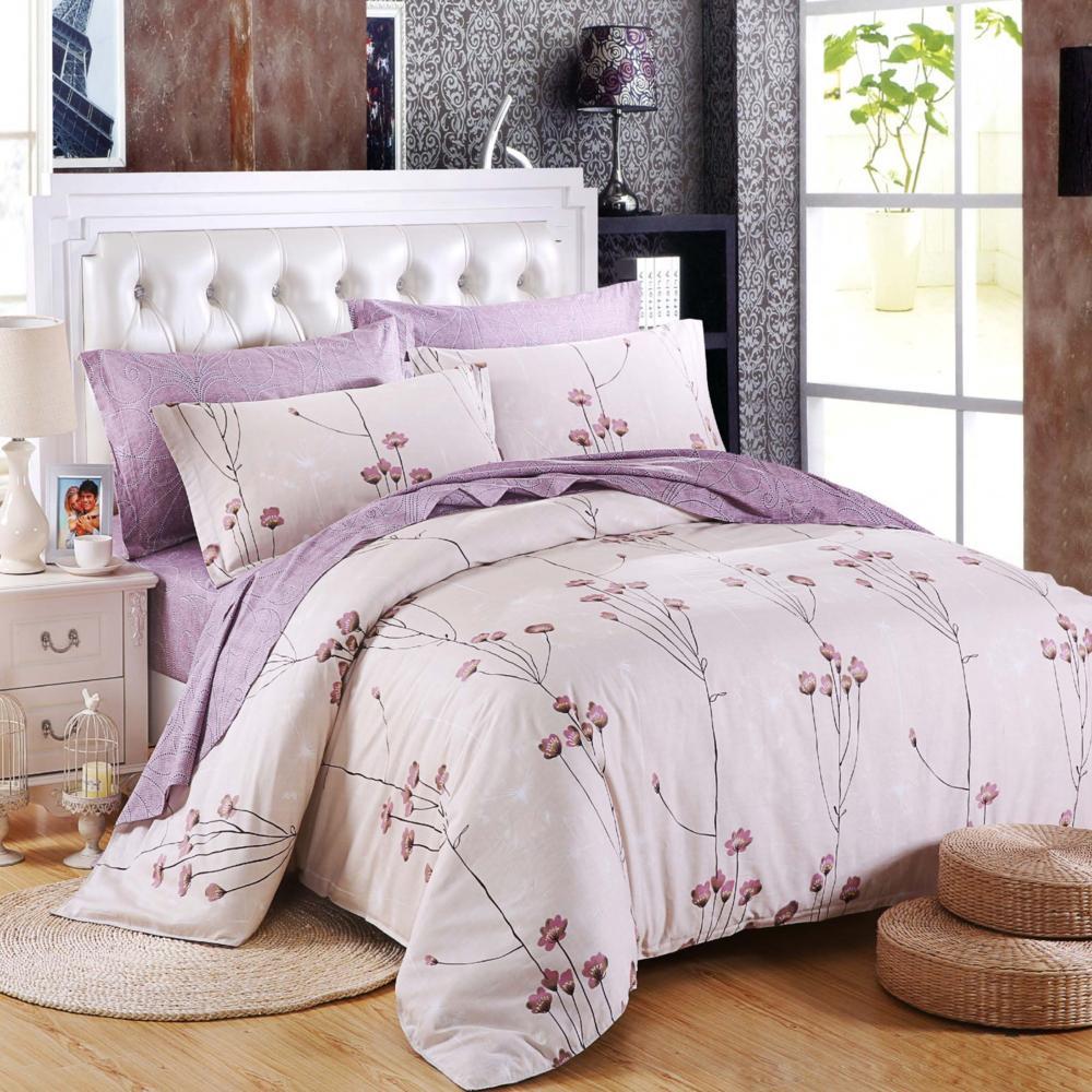 Комплект постельного белья Viluta Цветы ранфорс евро 17109 Сиренево-розовый (DR012822) Комплект постельного белья Viluta Цветы ранфорс евро 17109 Сиренево-розовый (DR012822)