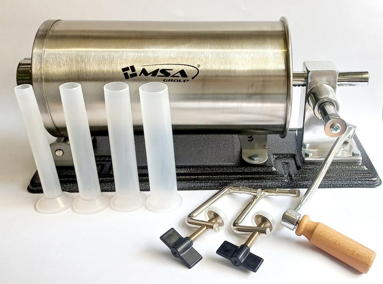 Шприц колбасный горизонтальный нержавейка на 5 кг (MSA 20101)