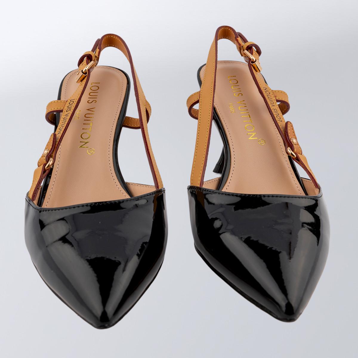 Слінгбекі Blossom жіночі повсякденні Louis Vuitton р. 39 Чорний (2797308474) - фото 6