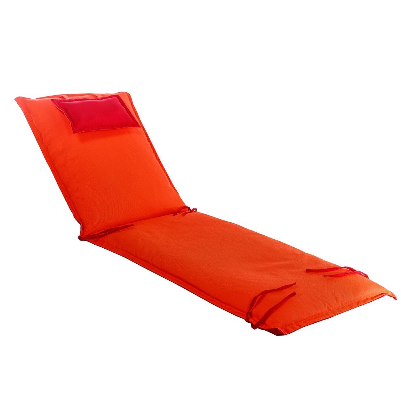 Матрас для шезлонга Ost-Fran LILU FL-132/105 190x60х5 см Красный меланж (3756)