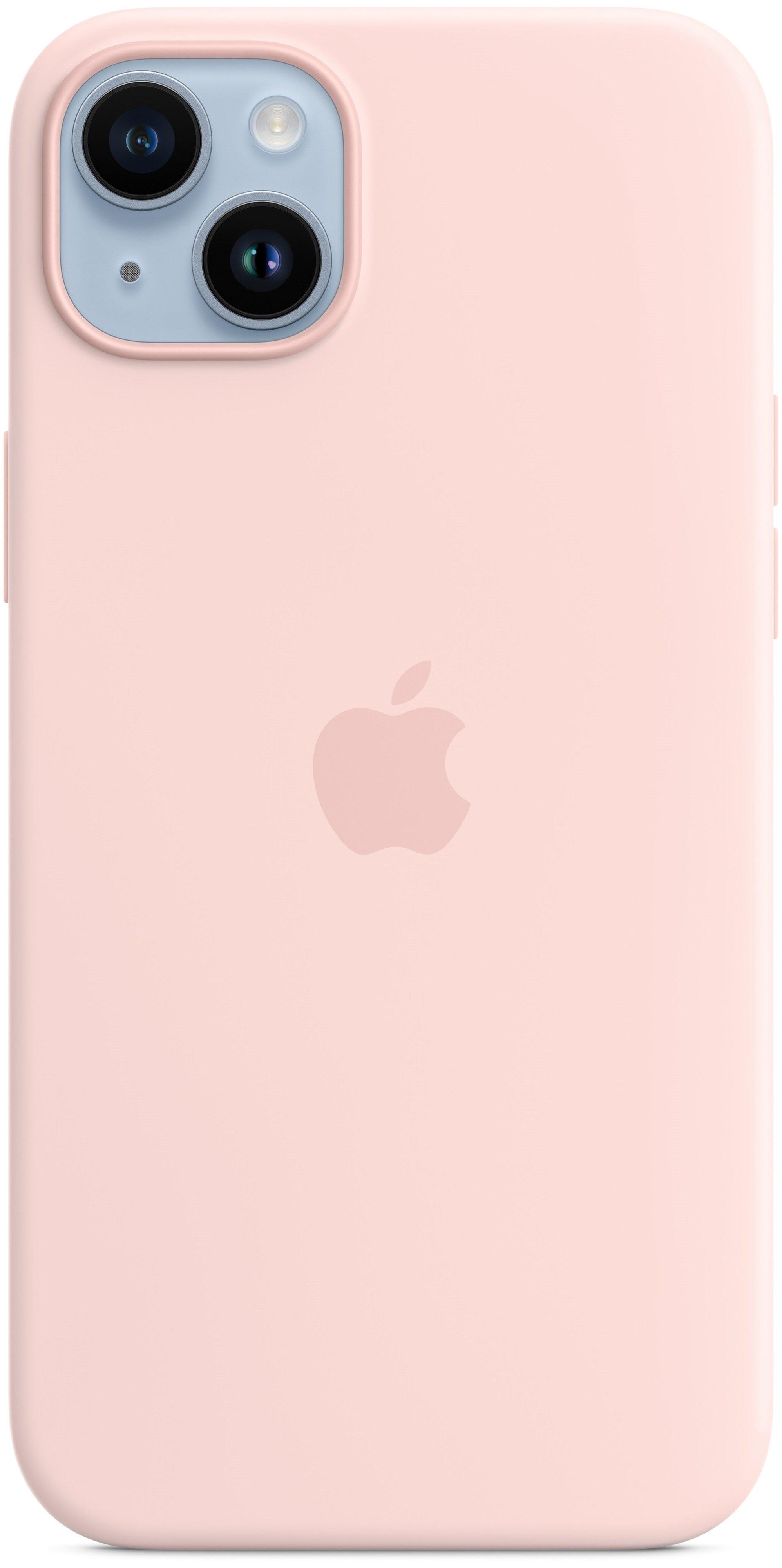 Чехол оригинальный силиконовый противоударный Silicone Case MagSafe MPT73ZE/A Apple Iphone 14 Plus/15 Plus (6.7") Pink - фото 10