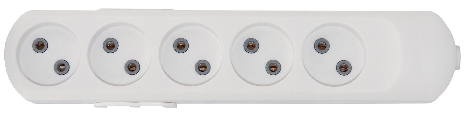 Колодка Neomax NX500500 на 5 гнізд універсальна Білий (NX500500)