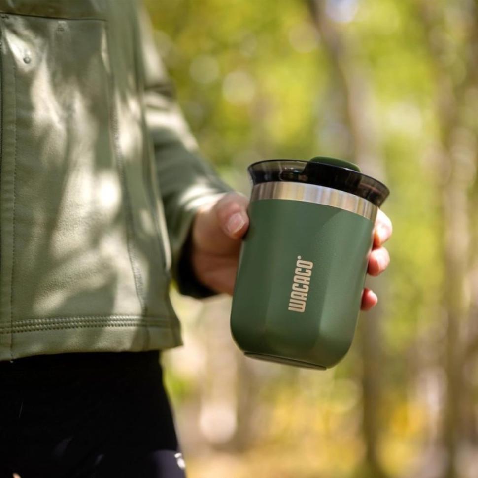 Термочашка Wacaco Octaroma Classico для напитков 180 мл Green (WOCT180GN) - фото 3 Термочашка Wacaco Octaroma Classico для напитков 180 мл Green (WOCT180GN) - фото 3