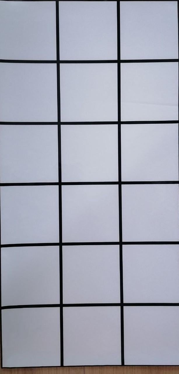 Панель самоклеюча глянцева РЕТ під колір структури 600х300х2,5 мм Пастельний світлий гальковий сірий (VN3-125) - фото 2