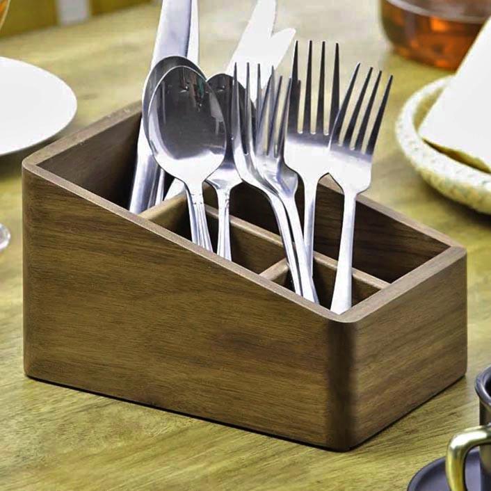 Подставка для столовых приборов из дерева Бонгусто Мускат (Псп-004707)