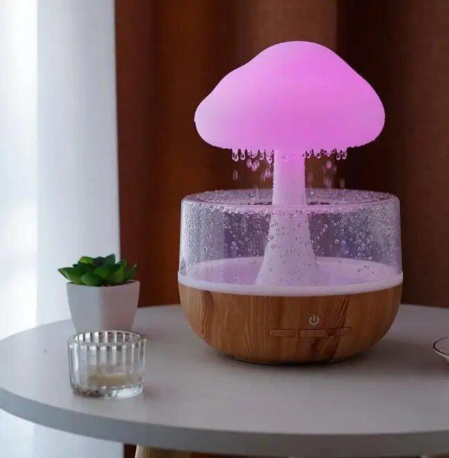 Ночник-увлажнитель с эффектом дождя Cloud Rain Humidifier 8996 - фото 3