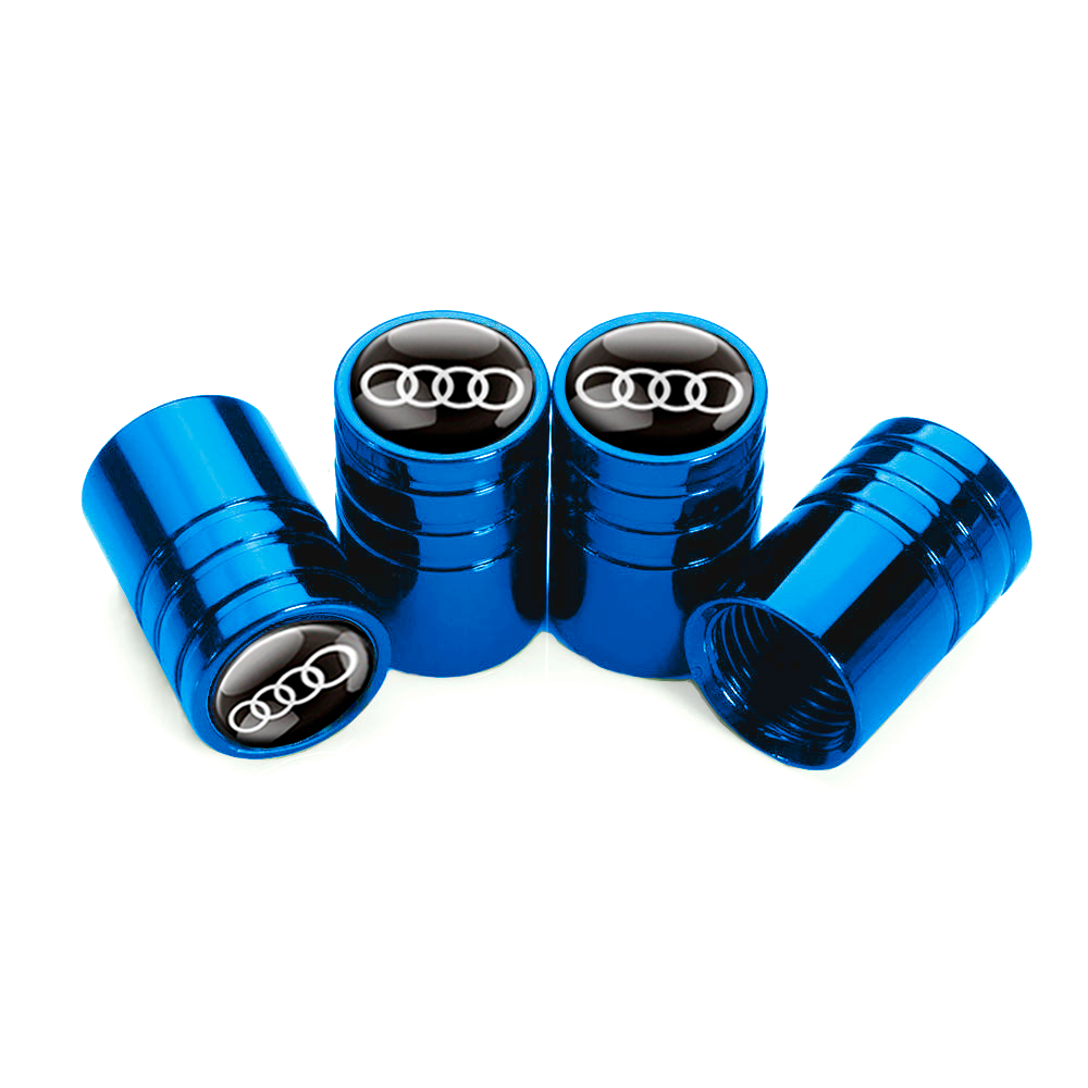 Набір ковпачків на ніпель SUNROZ Caps для автомобіля Audi Long 4 шт. Blue (A67570) Набір ковпачків на ніпель SUNROZ Caps для автомобіля Audi Long 4 шт. Blue (A67570)