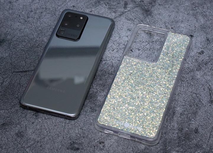 Чохол прозорий протиударний із блискітками Case-Mate Twinkle для Samsung Galaxy S20 Ultra 6.9" Stardust Зоряний пил - фото 10