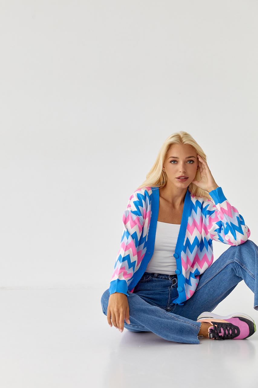 Кардиган женский L Синий (9528302) - фото 8 Кардиган женский L Синий (9528302) - фото 8