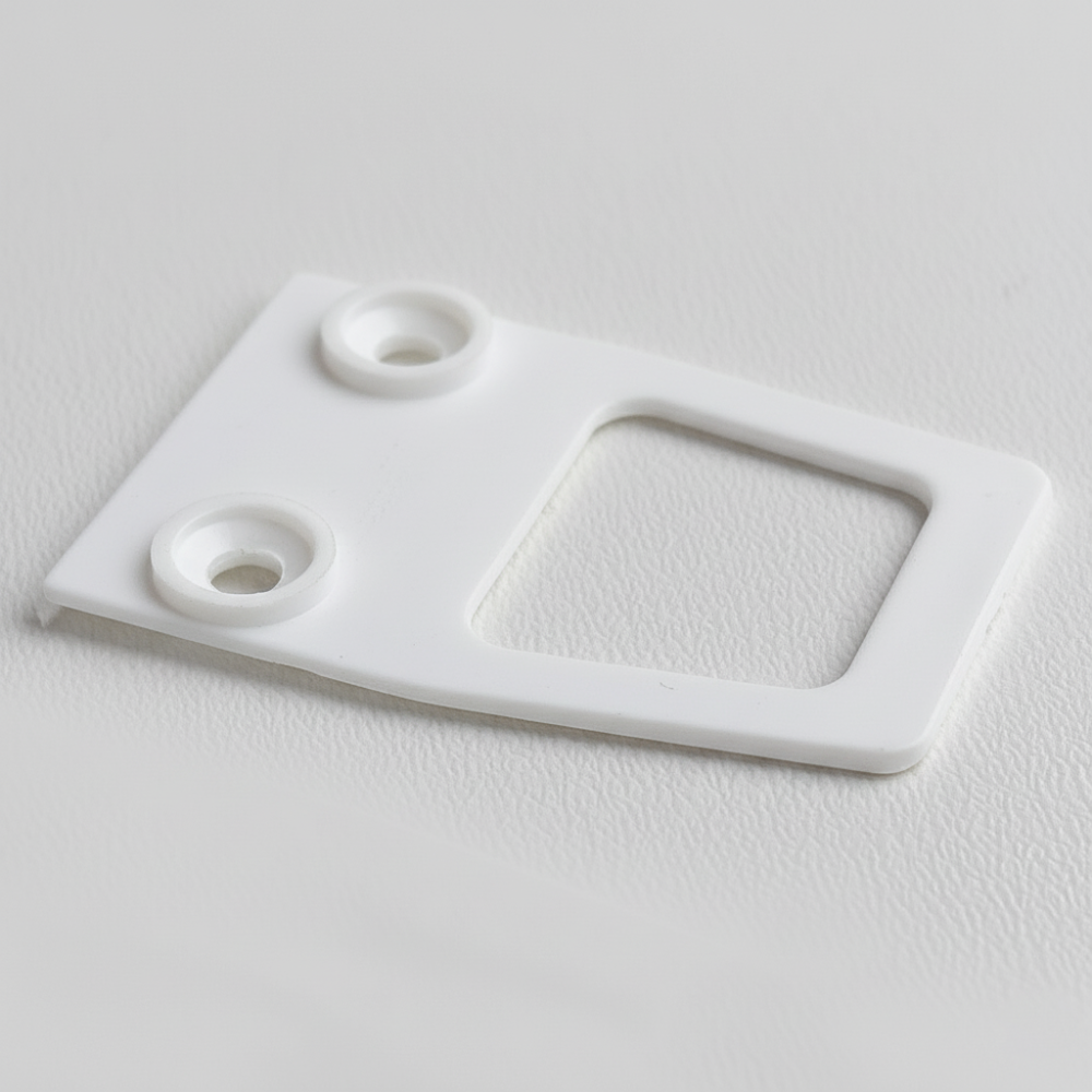 Ручка внутрішньої вставної москітної сітки під саморіз 1 шт. Білий