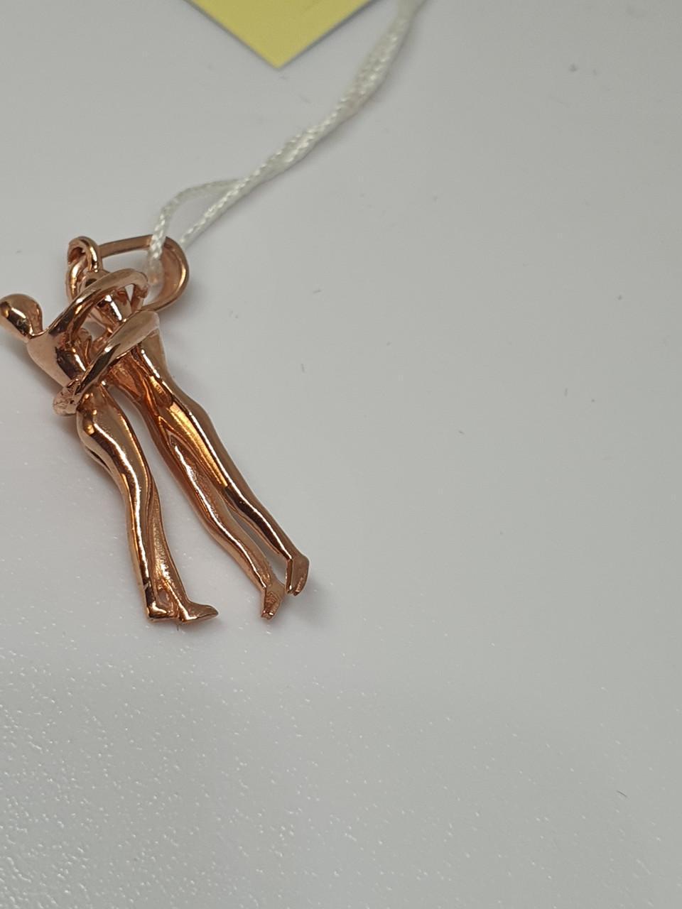 Кулон срібло Люди Пара що обіймаються позолота 925 проба (2554492132) - фото 5 Кулон срібло Люди Пара що обіймаються позолота 925 проба (2554492132) - фото 5