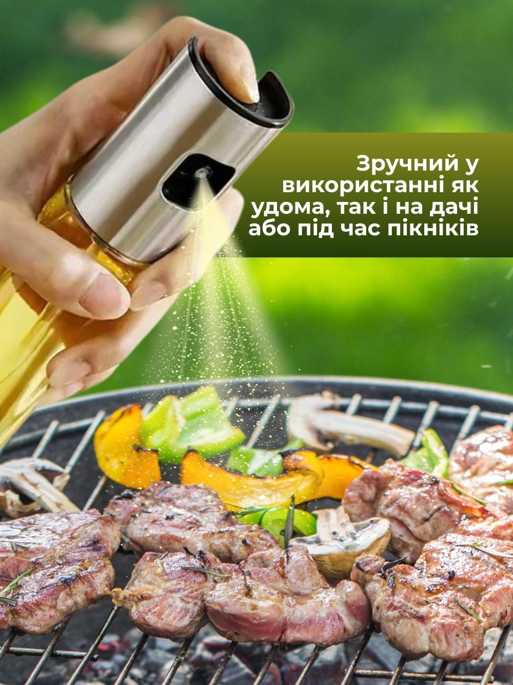 Распылитель кухонный Andowl Q-P13X1 для масла/уксуса/соусов стеклянный Прозрачный (bcc78c60) - фото 6 Распылитель кухонный Andowl Q-P13X1 для масла/уксуса/соусов стеклянный Прозрачный (bcc78c60) - фото 6