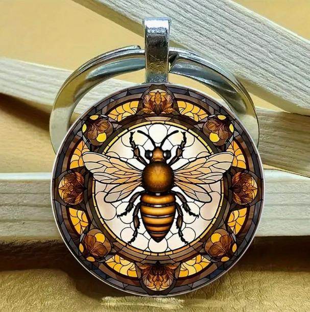 Брелок для ключей Пчела 3х6 см (EG0046)