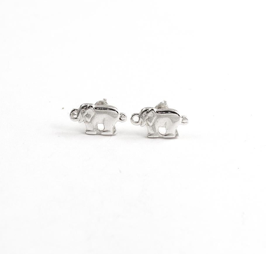 Пусеты Maxi Silver 8825 Слоники (88825)