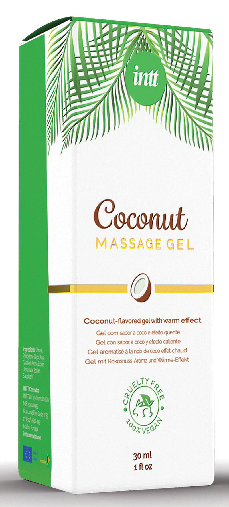 Масажний гель для інтимних зон Intt Coconut Vegan 30 мл - фото 3