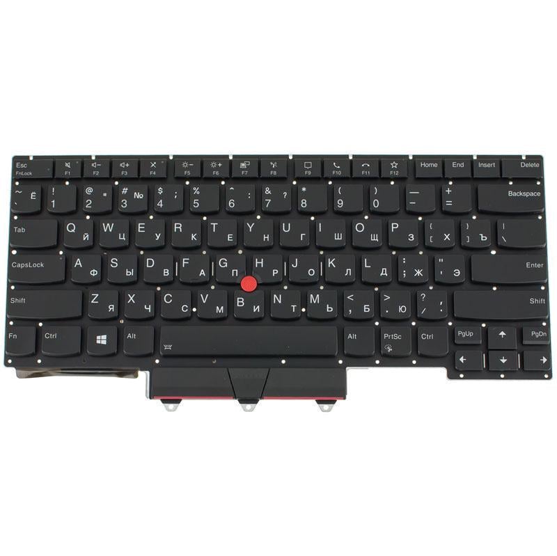 Клавиатура для ноутбука Lenovo ThinkPad E14 Gen 2 rus без фрейма/подсветка клавиш Black (183032)