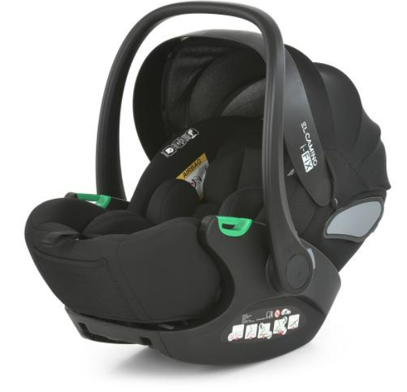 Автокресло детское El Camino i-FIX Black (ME 1110)