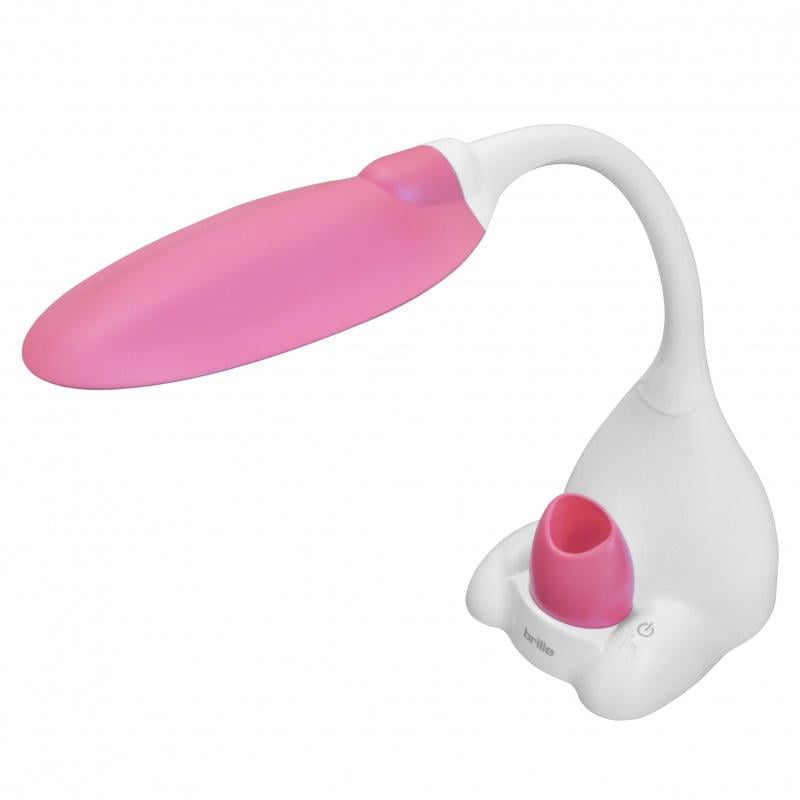 Настольная лампа Brille SL-53 4,5 W WH/RED на гибкой ножке сенсорная