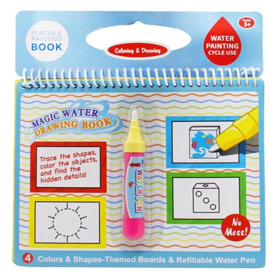 Книжка для малювання водою LT39 на пружині/картинки 4 шт./маркер Вид 6 (RLT33948s45028) Книжка для малювання водою LT39 на пружині/картинки 4 шт./маркер Вид 6 (RLT33948s45028)