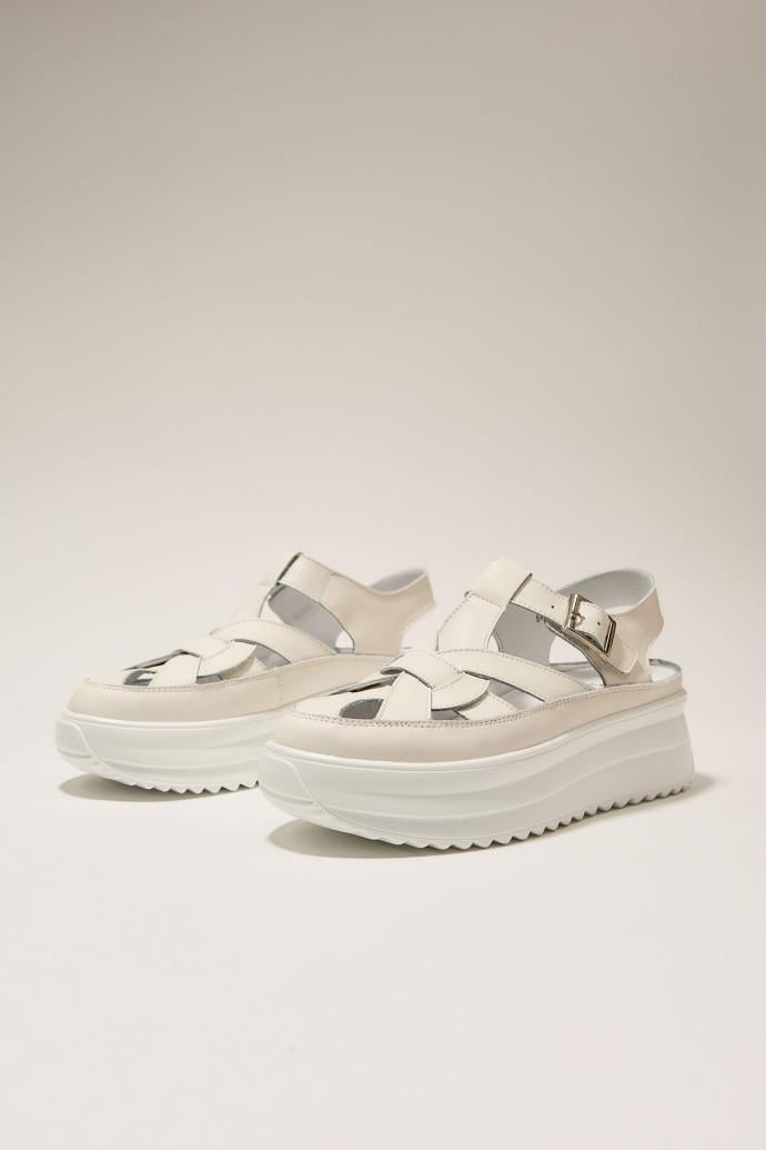 Сандалии женские ALLSY на платформе р. 36 Белый (195309)