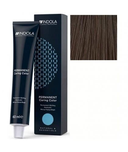 Стійка перманентна крем-фарба Indola 7.38 Середній блонд золотистий шоколадний 60 мл