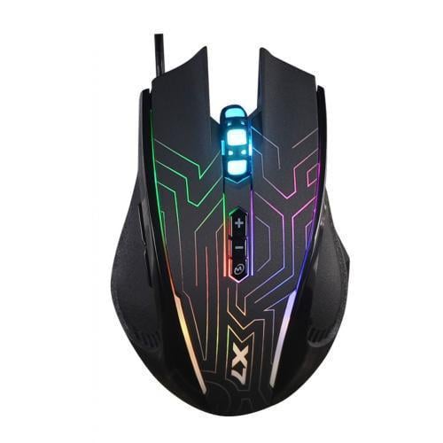 Компьютерная мышка A4Tech X87 Game Oscar Neon mouse Maze Optical USB 2400 dpi Gaming X7 Черный (2881180977)