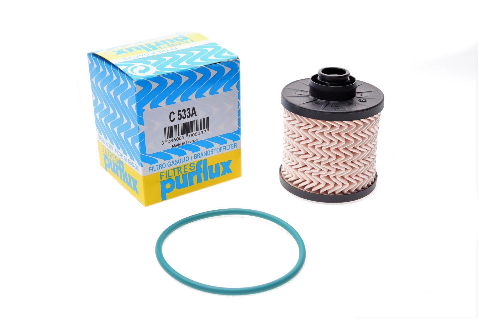 Фильтр топливный PURFLUX для Citroen C4/Peugeot 308 1,6/2,0HDI 13- (C533A)